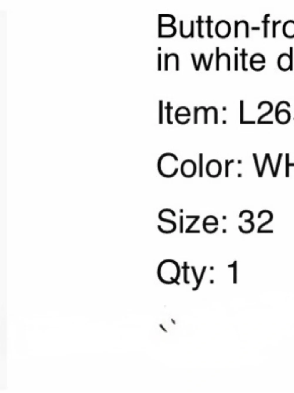 J. Crew White Button-Front Mini Skirt